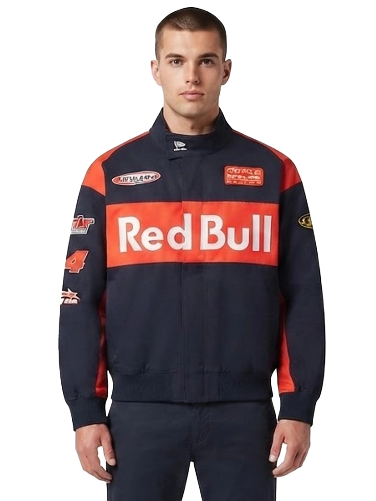 Buy New Era Red Bull Racing Full-Zip Polyester Navy Jacket