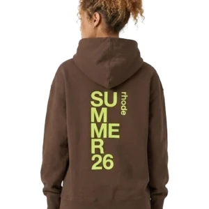 Buy Rhode Dallas Brown Fleece Hoodie