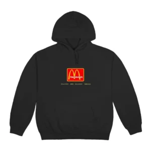 Unisex Travis Scott x McDonald's Billions Served Black Pullover Fleece Hoodie