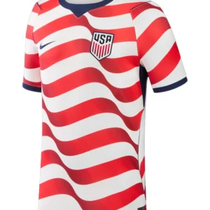 Unisex 2026 USMNT Home Stadium Replica White And Red Jersey