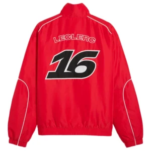 Charles Leclerc Scuderia Racing Jacket Red
