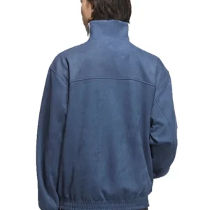 Chinese New Year Suede Blue Jacket