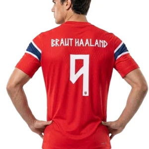 2026 Erling Haaland Norway Team Red Jersey