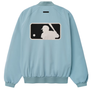 Fear of God x MLB Blue Fog Bomber Jacket