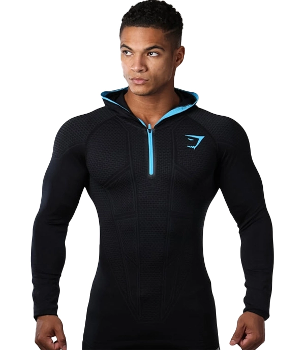 Gymshark Onyx V1 Hoodie Black