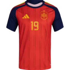 2026 Lamine Yamal Spain National Team Red Jersey