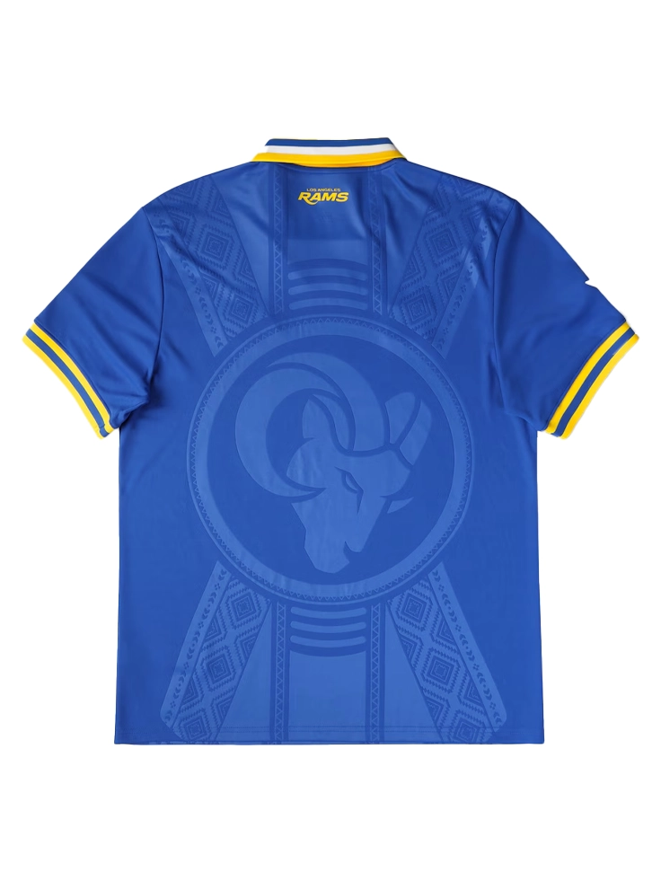 Los Angeles Rams Football x Football V-Neck Top Royal