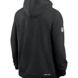 Pittsburgh Steelers Sideline Black Dri-FIT Hoodie