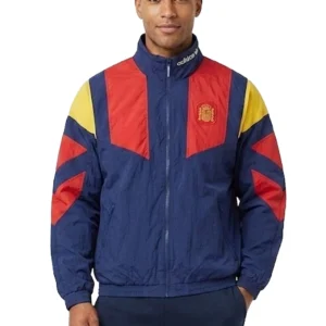 Unisex Spain National Team 2026 EQT Navy Blue Track Jacket For Sale