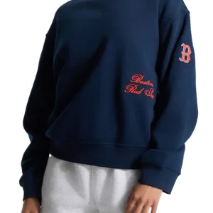 Womens Boston Red Sox lululemon Crew Sweatshirt Navy