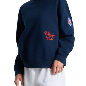 Womens Chicago Cubs lululemon Oversized Sweatshirt Navy