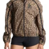 Womens Los Angeles Dodgers lululemon Lightweight Run Shell Leopard Jacket