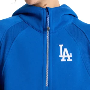 Womens Los Angeles Dodgers lululemon Scuba Oversized Blue Hoodie