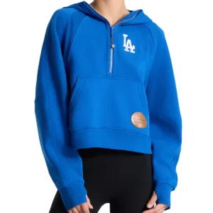 Womens Los Angeles Dodgers lululemon Scuba Oversized Hoodie Blue