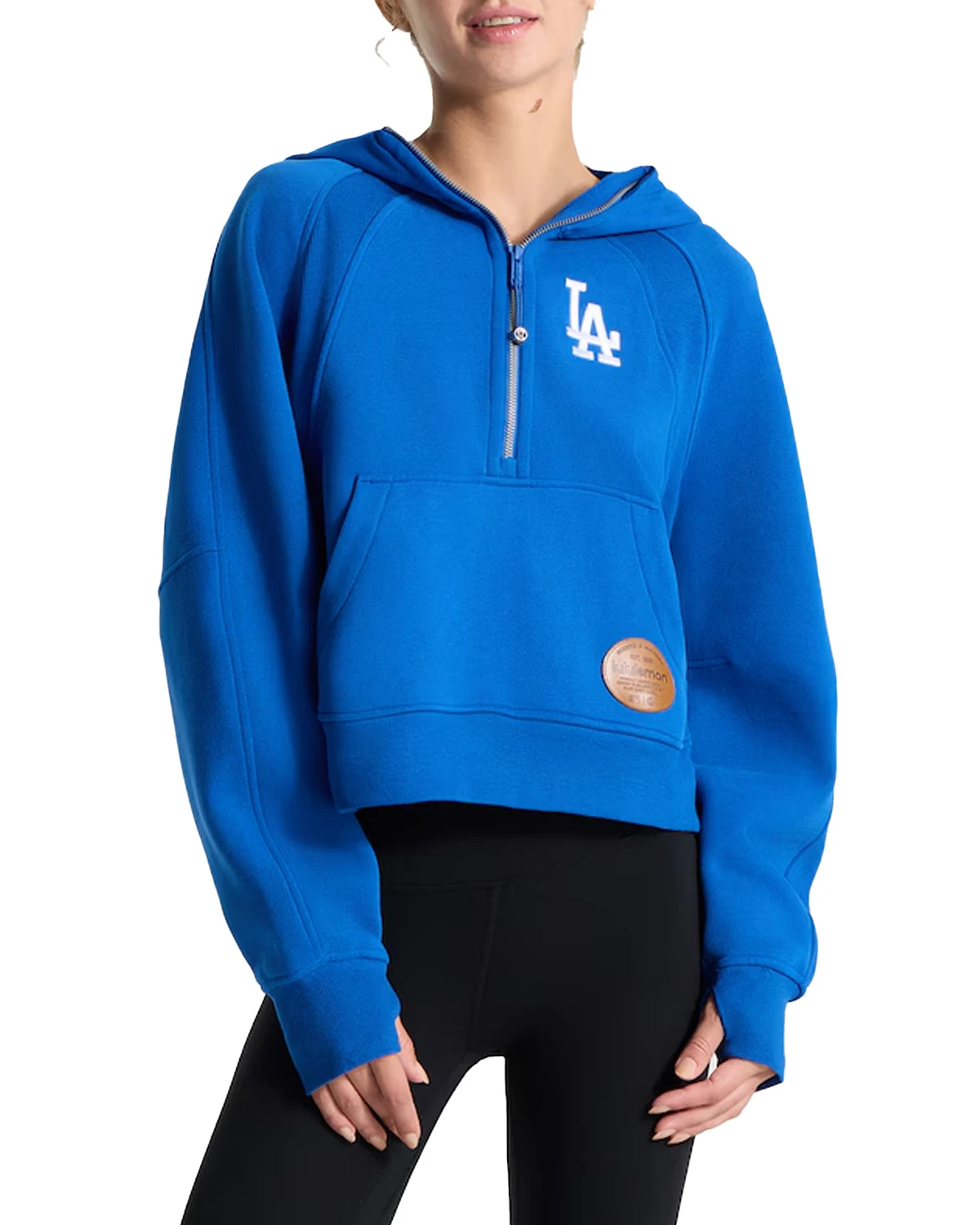 Womens Los Angeles Dodgers lululemon Scuba Oversized Hoodie Blue