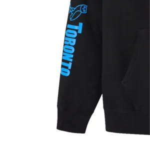 Unisex WrestleMania VI OVO x WWE Full-Zip Black Fleece Hoodie