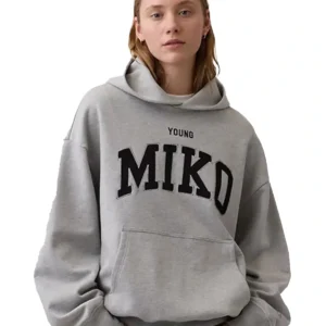 Young Miko Gap Hoodie Grey